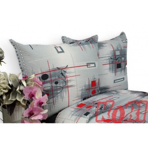 Pościel z kory 160x200 Japan Day Red