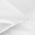 Poszewka hotelowa na poduszkę 50x70 na zakładkę gładka biała