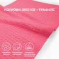 Dywanik łazienkowy do hotelu 50x70 Stopki Fuksja