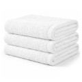 Ręcznik Hotelowy 50x100 Aqua Gładki Biały 400g/m2