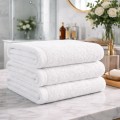 Ręcznik Hotelowy 50x100 Aqua Gładki Biały 400g/m2