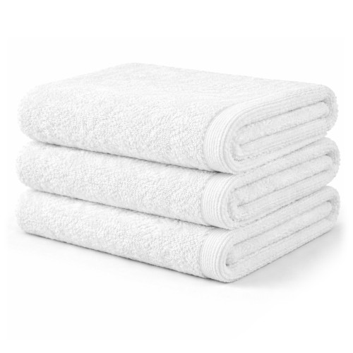 Ręcznik Hotelowy 70x140 Aqua Gładki Biały 400g/m2