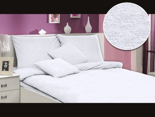 Pościel frotte 160x200 kolor biały