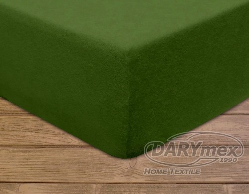 Prześcieradło frotte z gumką 140x200 kolor kaktus