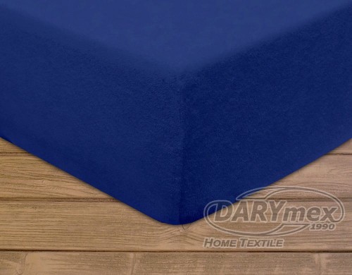 Prześcieradło frotte z gumką 140x200 kolor chaber