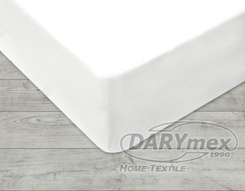 Prześcieradło jersey z gumką 180x200 kolor biały