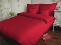 Pościel satynowa 160x200 kolor czerwony
