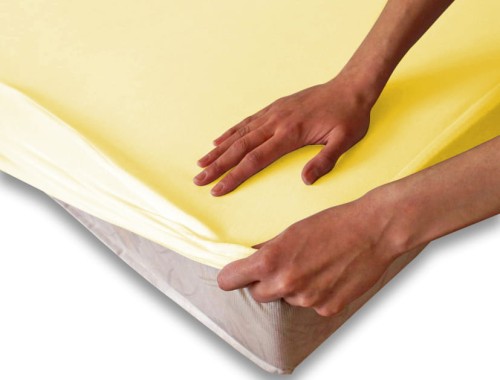 Prześcieradło nieprzemakalne z gumką 140x200 Krem