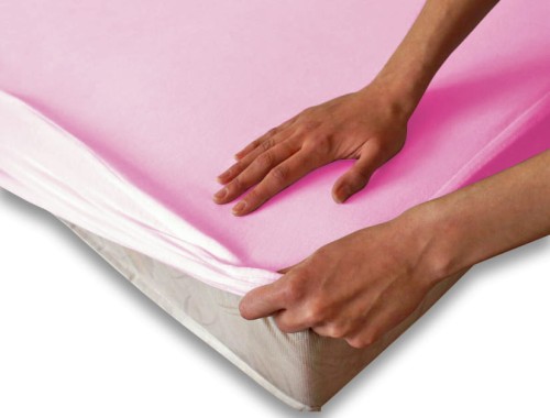 Prześcieradło nieprzemakalne z gumką 180x200 Róż