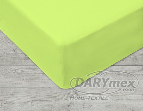 Prześcieradło jersey z gumką 160x200 kolor seledyn