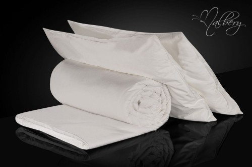 Kołdra Jedwabna 160x200 + Poduszka Jedwabna 1x50x70 - Poszycie Bawełniane