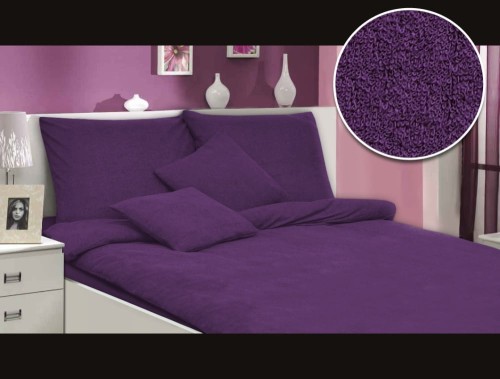 Pościel frotte 160x200 Fioletowy