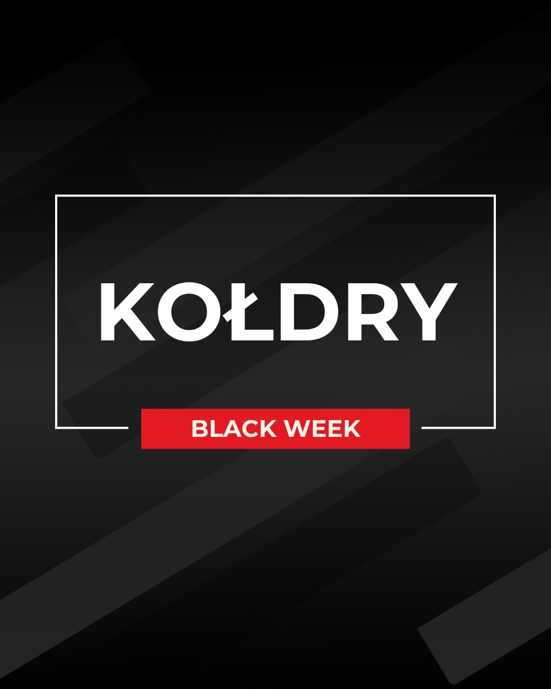 Kocyki Black Week